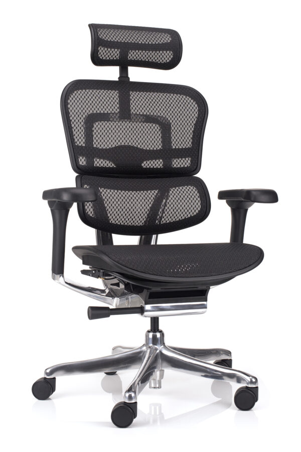 ergohuman elite uredska stolica u crnoj mrežici