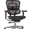 ergohuman luksuzna uredska stolica u crnoj mrežici