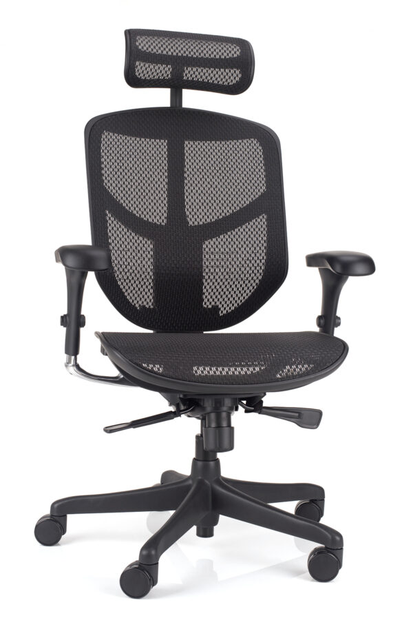 pisarniski stol enjoy v crni barvi