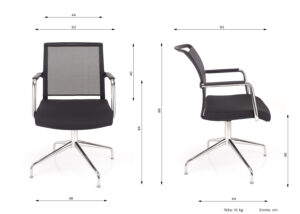 dimenzije konferencijske stolice sonic