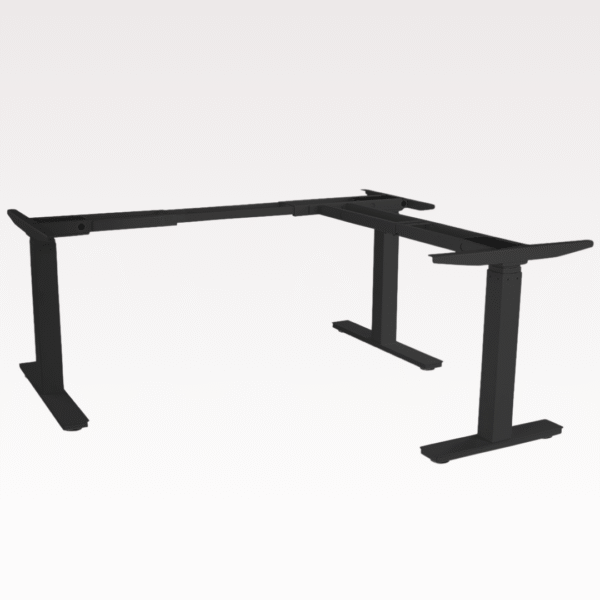 L dvižno podnozje Edge crne barve