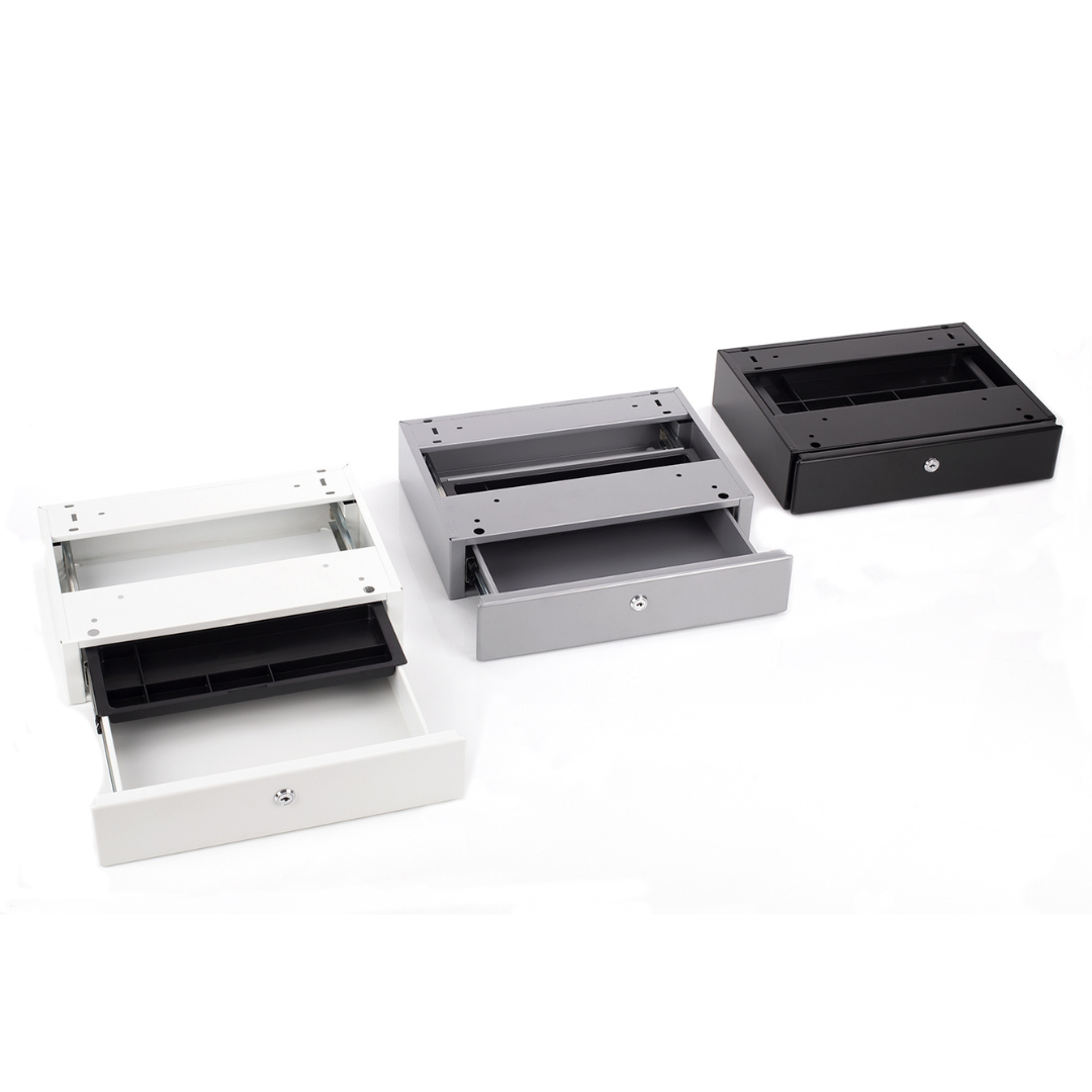 kovinski podmizni predal za dvizno mizo