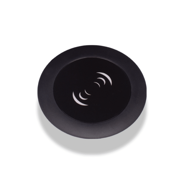 Brezžični polnilnik za telefon v crni barvi