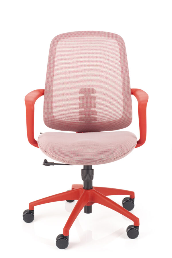 stol leaf rdece barve 1