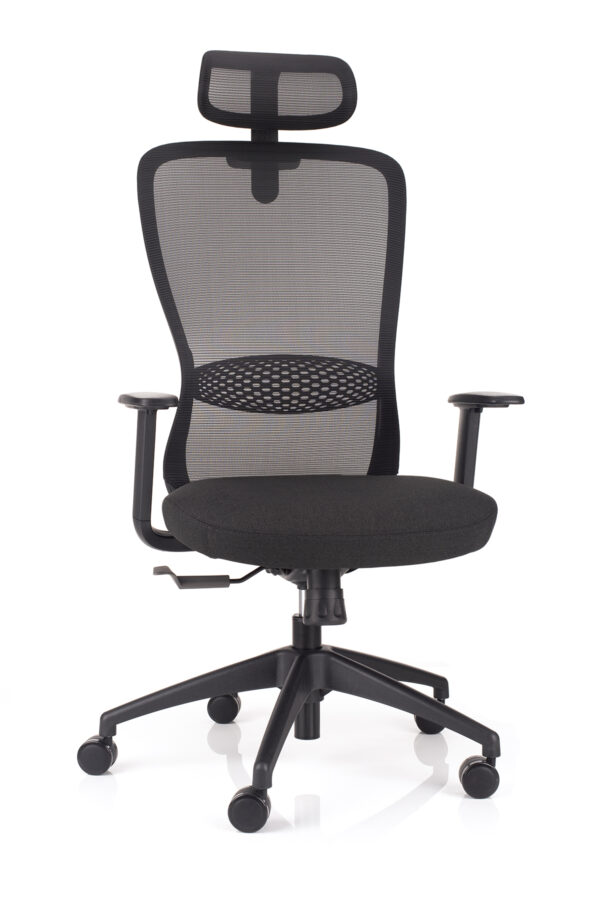 ergonomski stol aeroflex bx crne barve