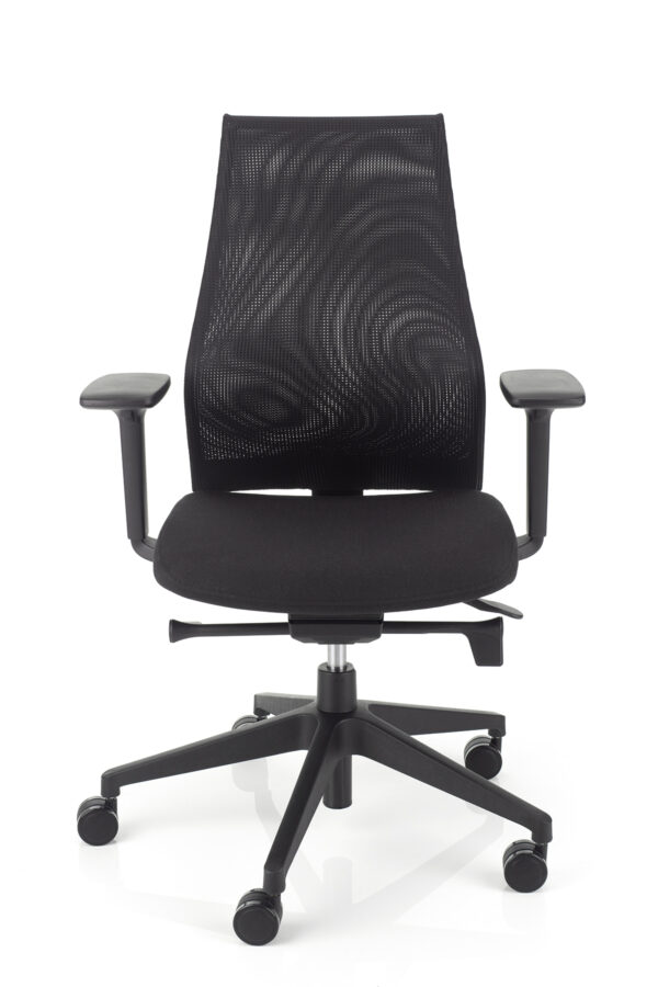 Črn ergonomski stol Dynamic AIR v2.0