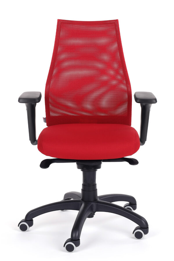 uredska stolica dinamično kretanje crvene boje