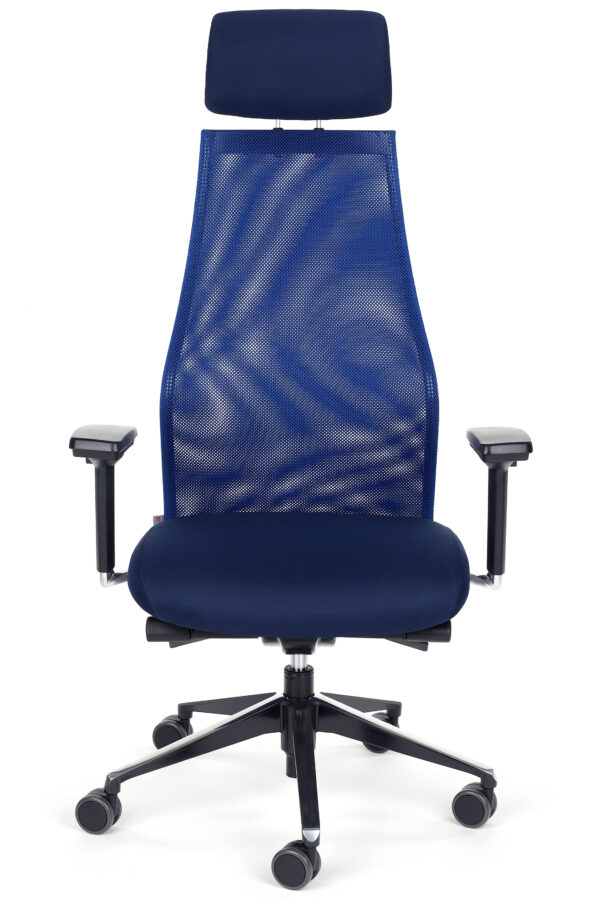 pisarniski stol dynamic XL modro blago