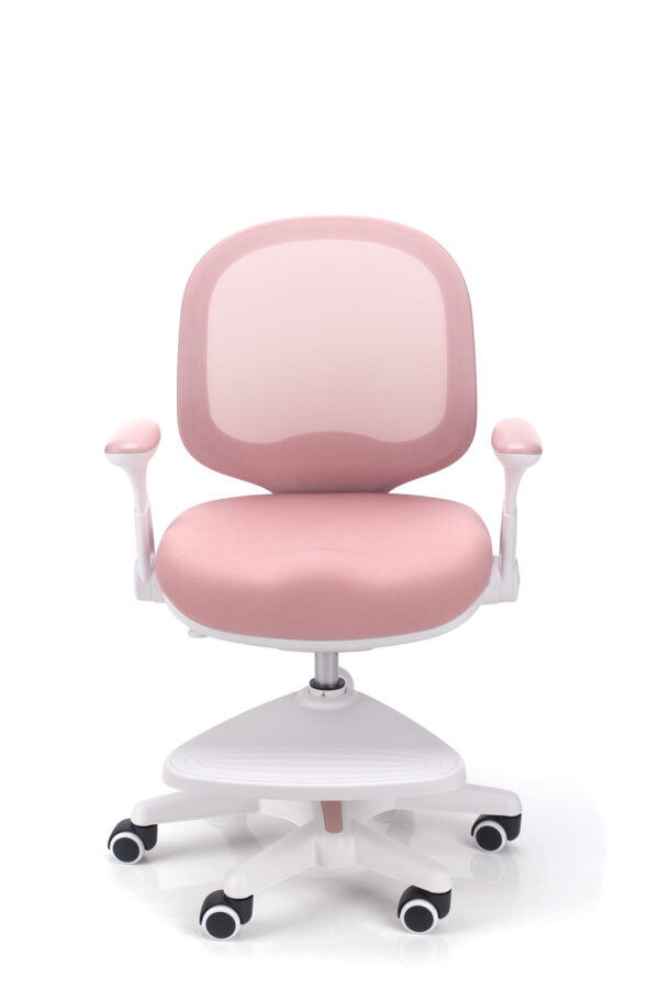 ergonomski otroski stol junior roza barve