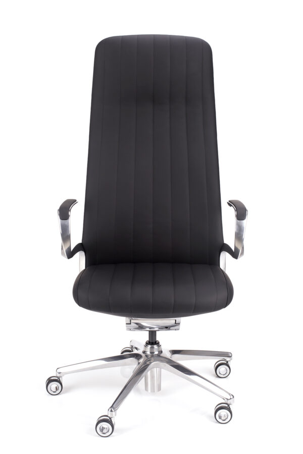 Lella kožna direktorska stolica u crnoj boji 1
