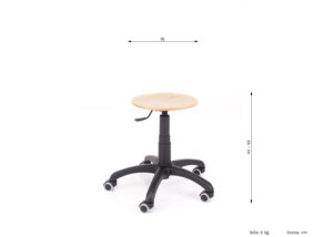 OKROGEL-STOL-JURCEK-CRNE-BARVE-DIMENZIJE