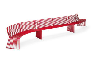 Moderna klop z naslonom River